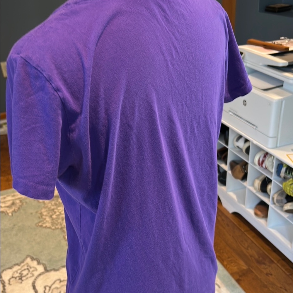 Polo by Ralph Lauren Purple Fitted Short Sleeve Tee - Picture 3 of 3